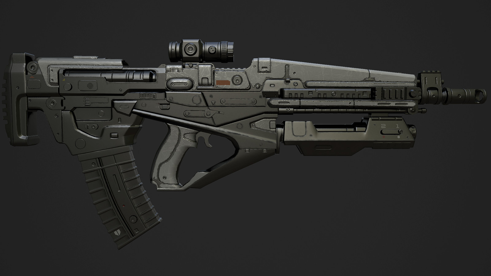 Assault Rifle (Destiny Fan Art) .