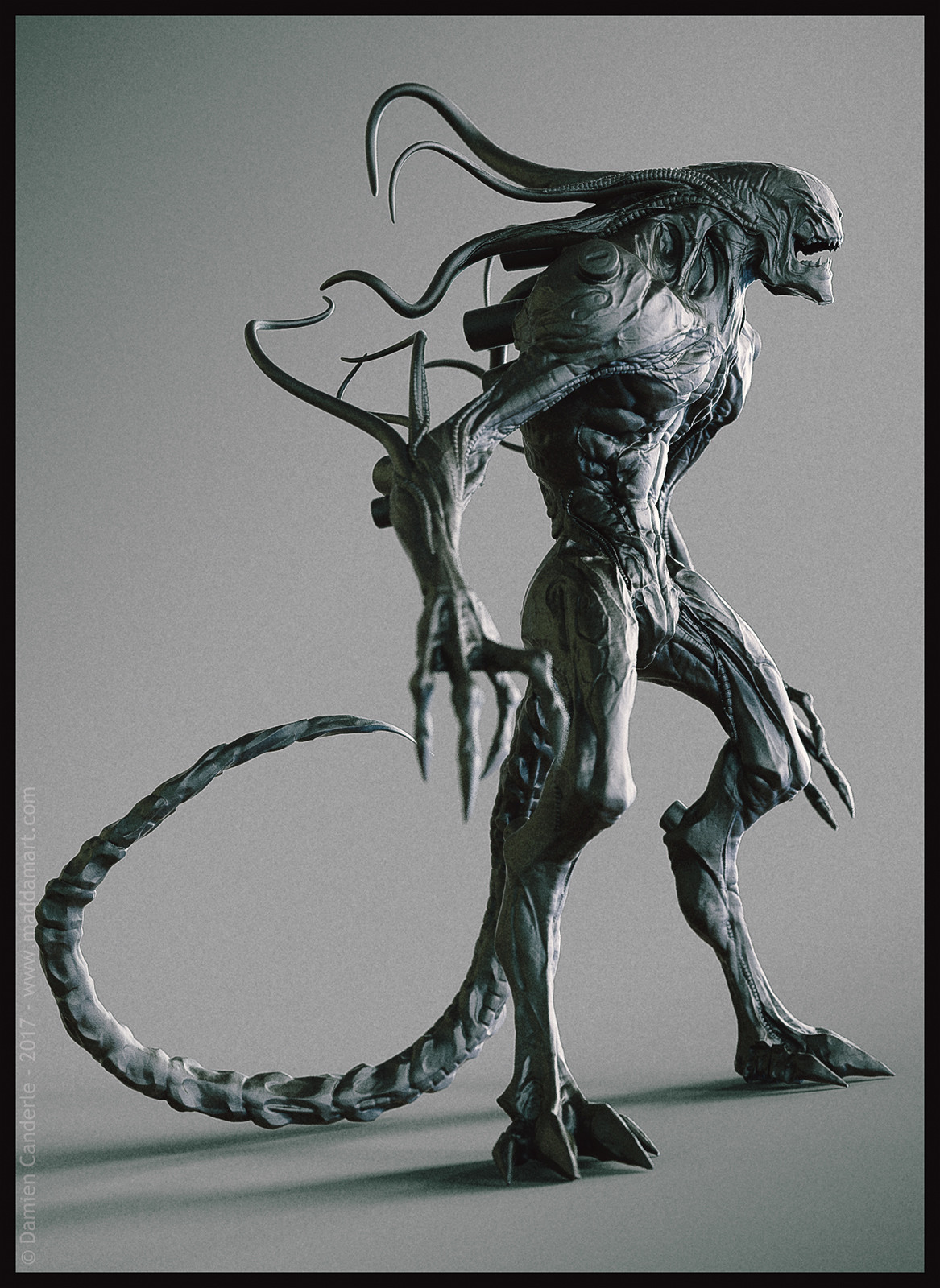 Artstation Hybrid Alien Concept 
