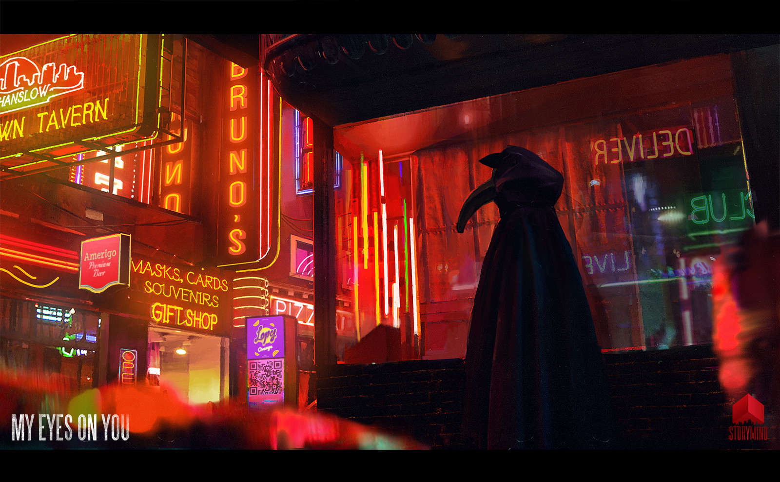 Neo-noir-inspired Conceptual Illustrations by Tony Skeor