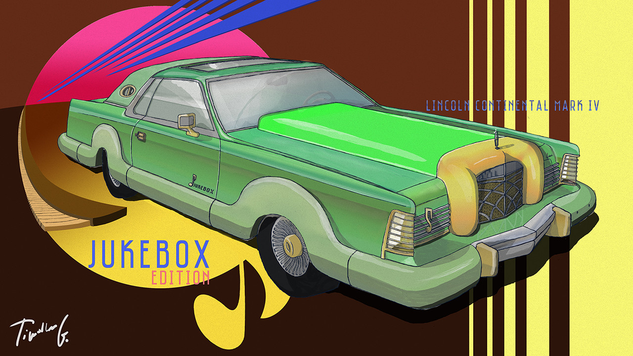 ArtStation - Lincoln Continental Mark IV - Jukebox Edition