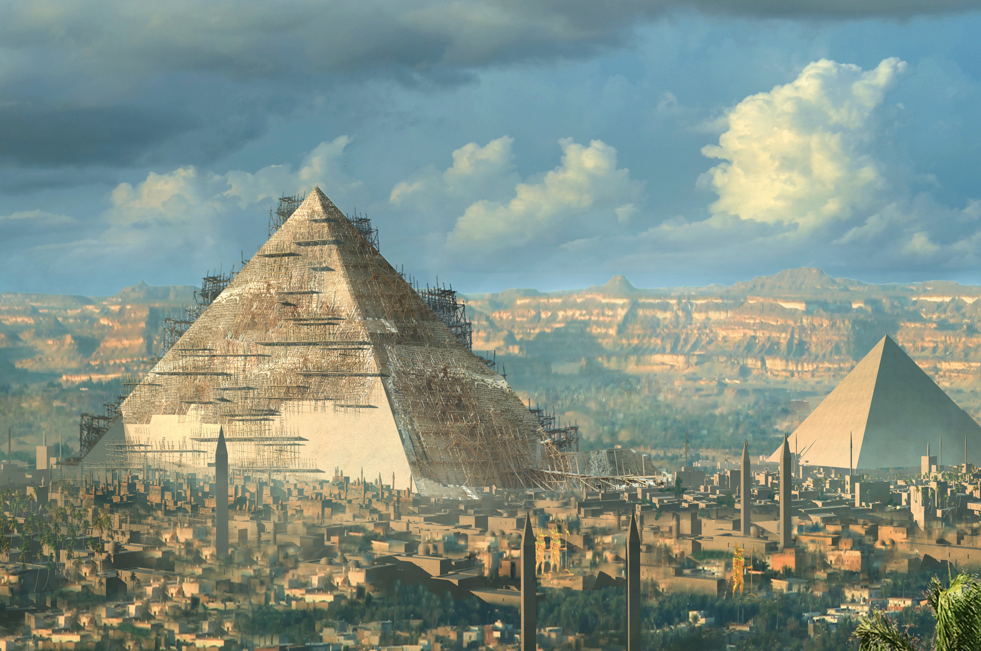 Artstation Egypt Matte Painting Scott Richard