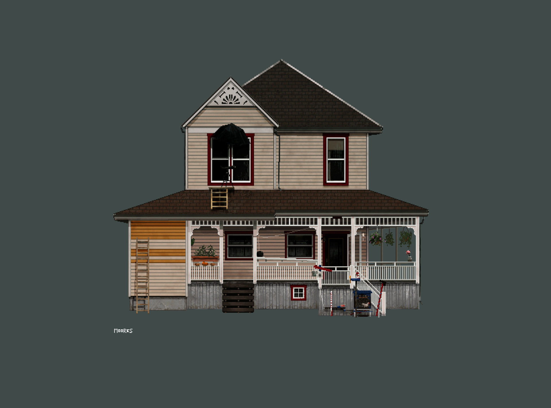 ArtStation The Goonies House