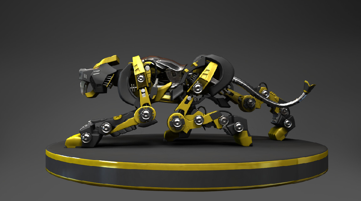 ArtStation - Tiger Robot
