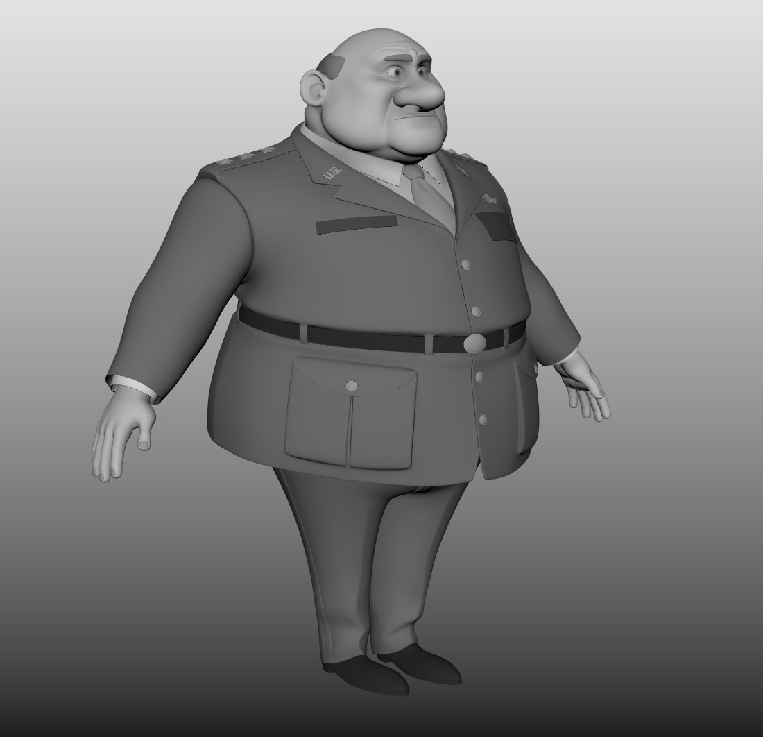 Lt. General Production Mesh(Free Birds)