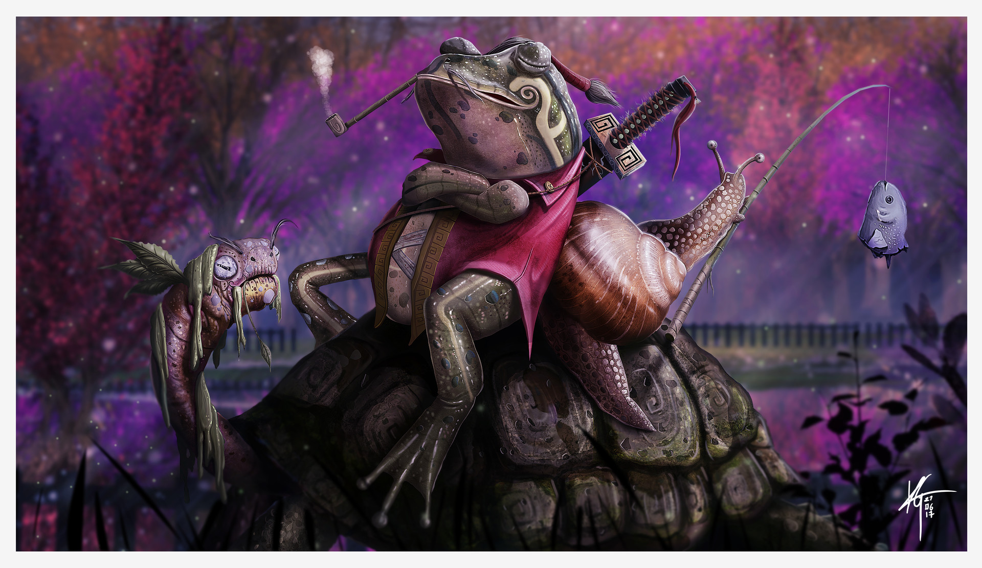 ArtStation - The Frog the Snail the Turtle