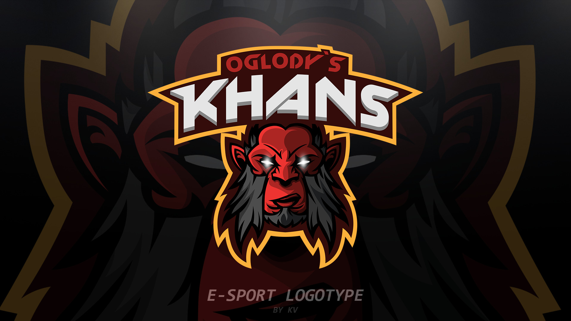 ArtStation - Oglody`s KHANS DOTA 2 E - Sport Logo