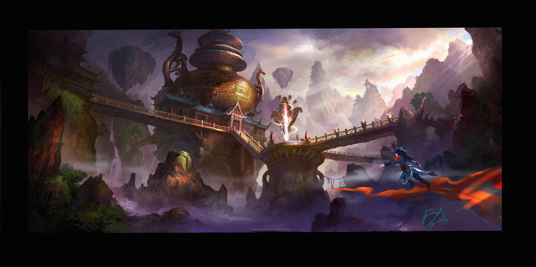 ArtStation The land of immortals, F Y