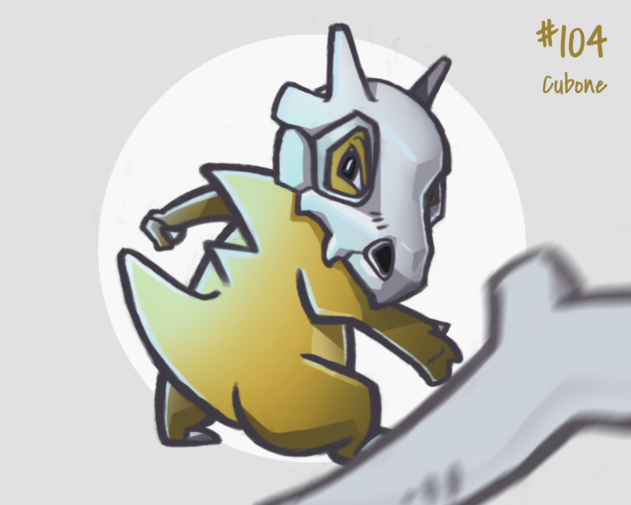 ArtStation Pokemon Cubone 104