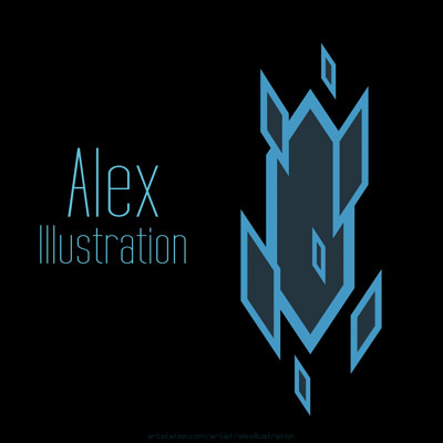 Alex x x own logo artstation