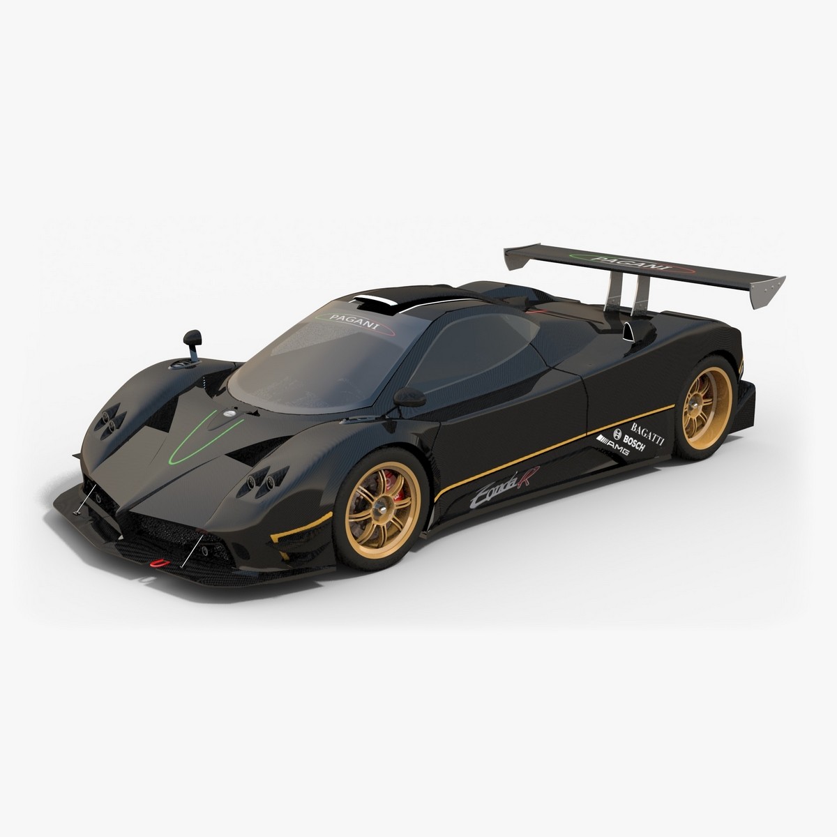 Artstation Pagani Zonda R 3d Model Oleksii Iakymchuk