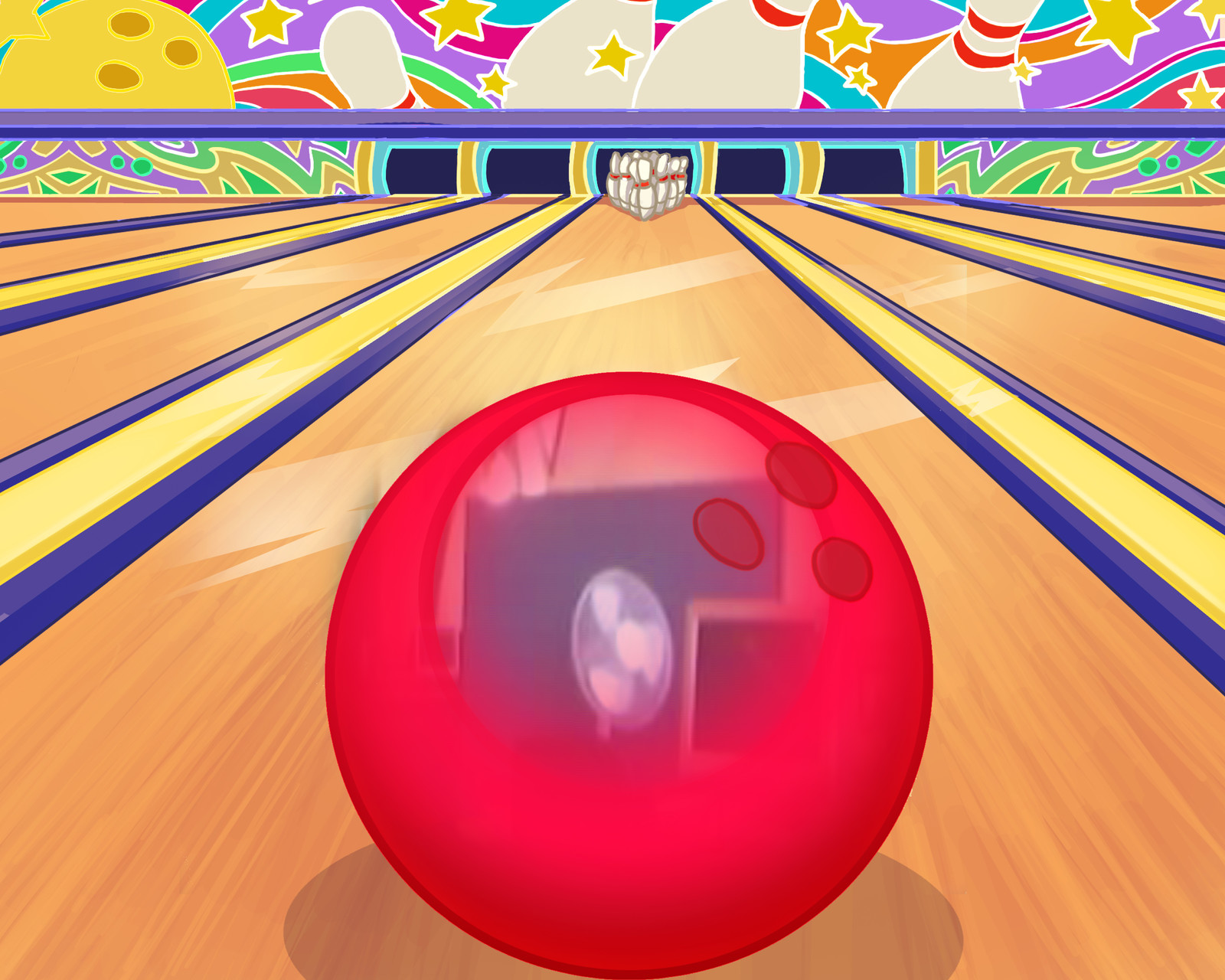 EyeToy Play 3 Concept Art Mini Game: Bowling.