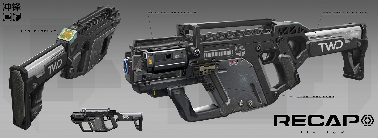 RECAP_Submachine gun Concept