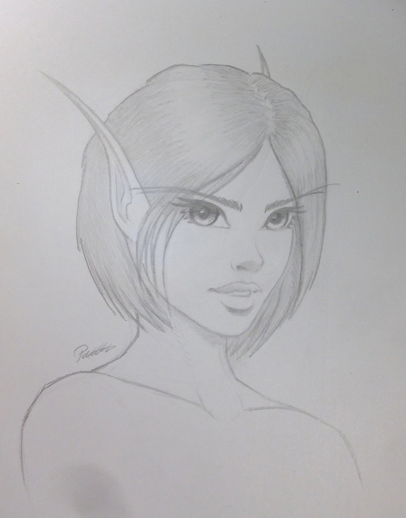 Artstation - Blood Elf Girl