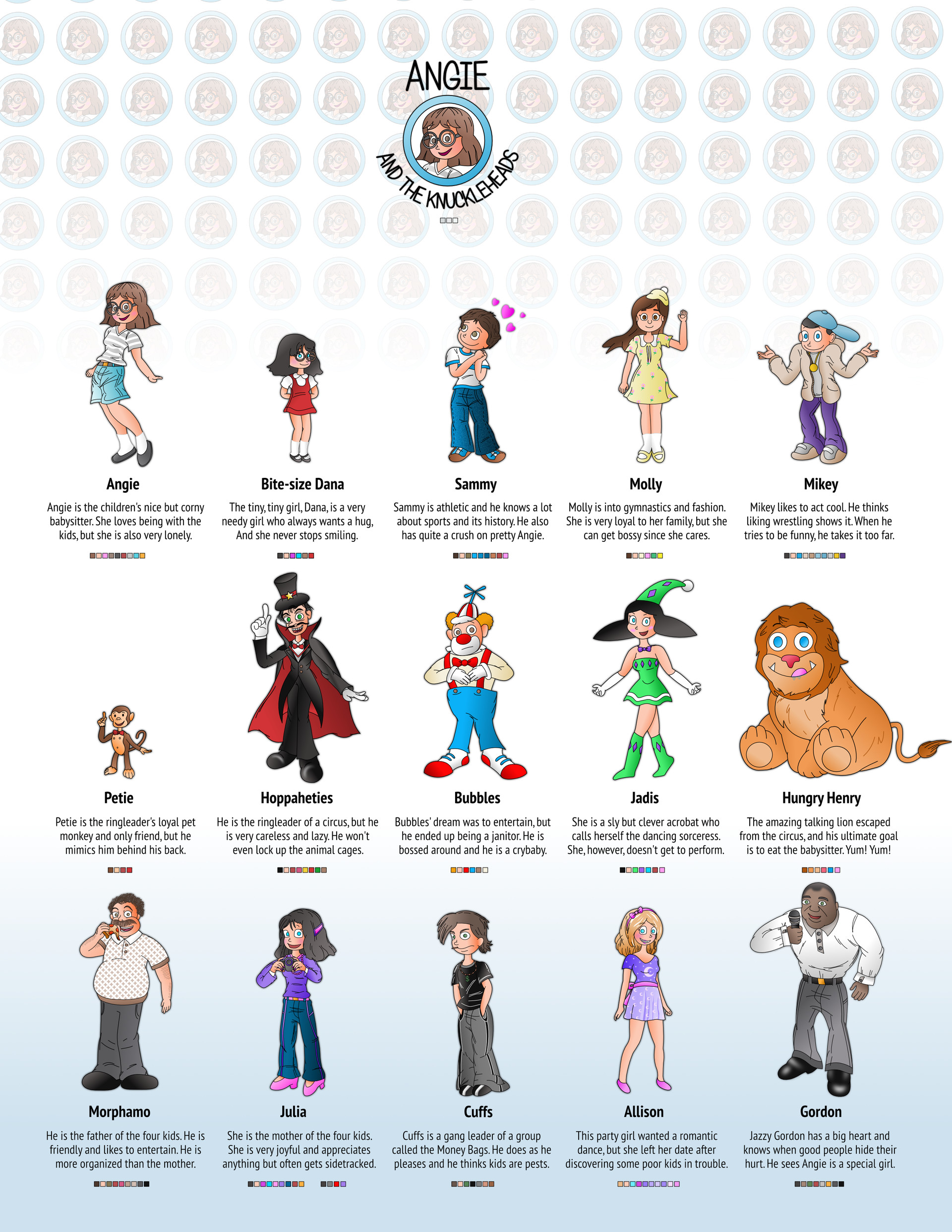 ArtStation Angie and the Knuckleheads Cast