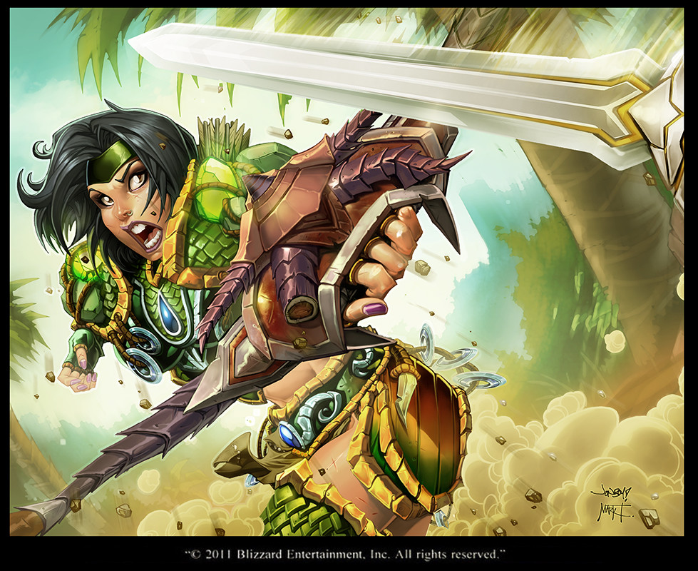 アイリフドーパ 「Curse of Art」 Mark Anthony Taduran - Blizzard's World of Warcraft Card Art by