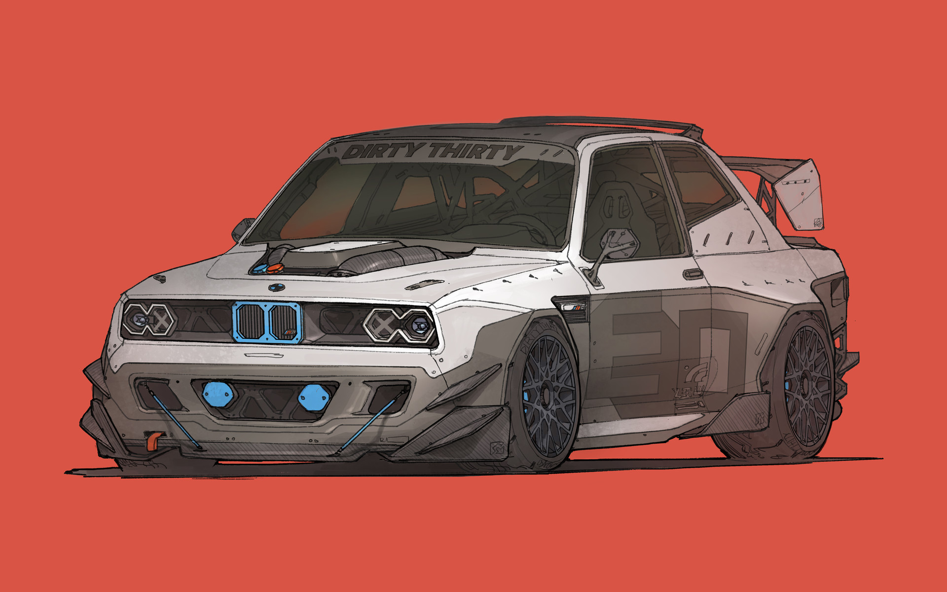 Danny Gardner E30 M3 Project Car Concept Design