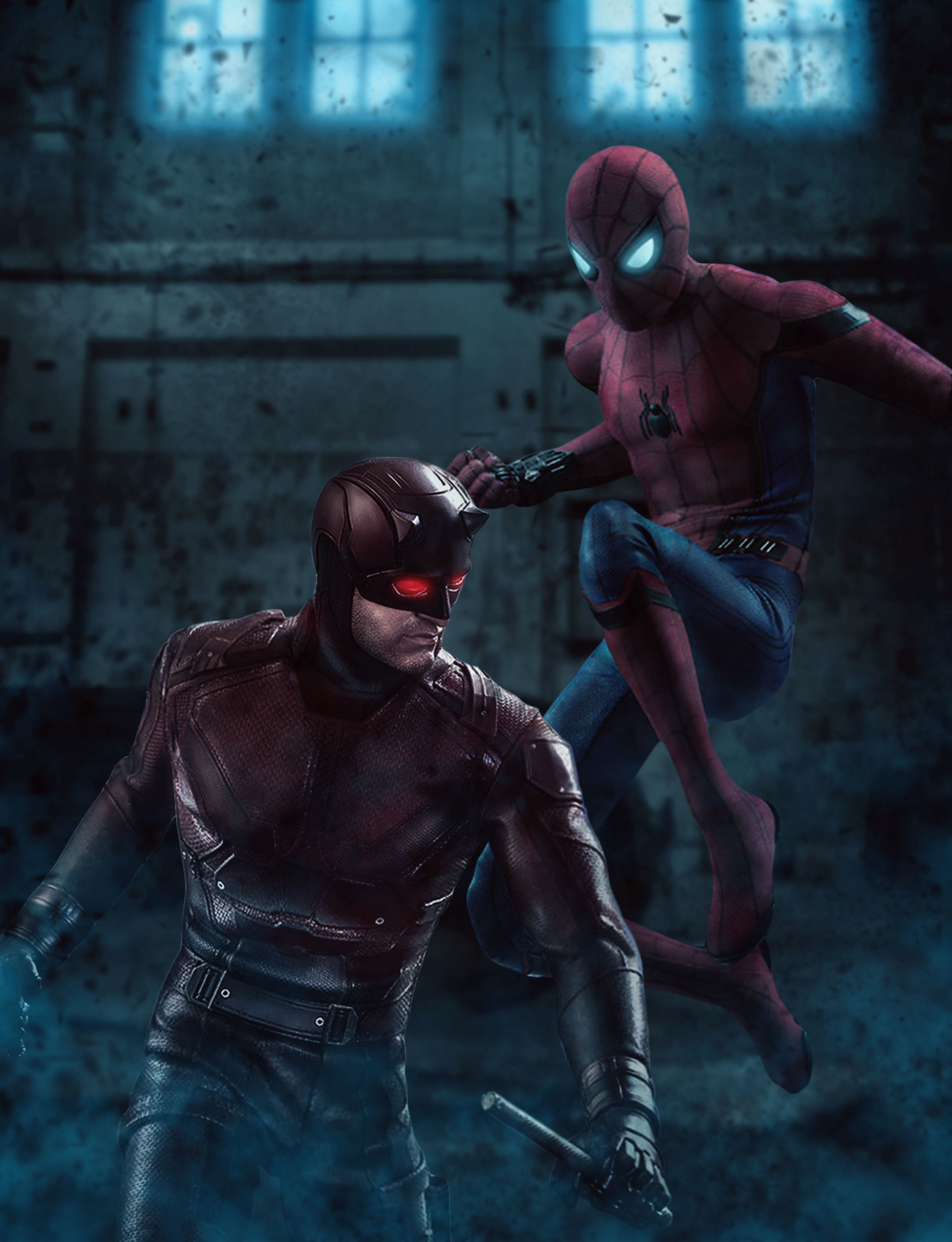 ArtStation - Spider-Man v Daredevil
