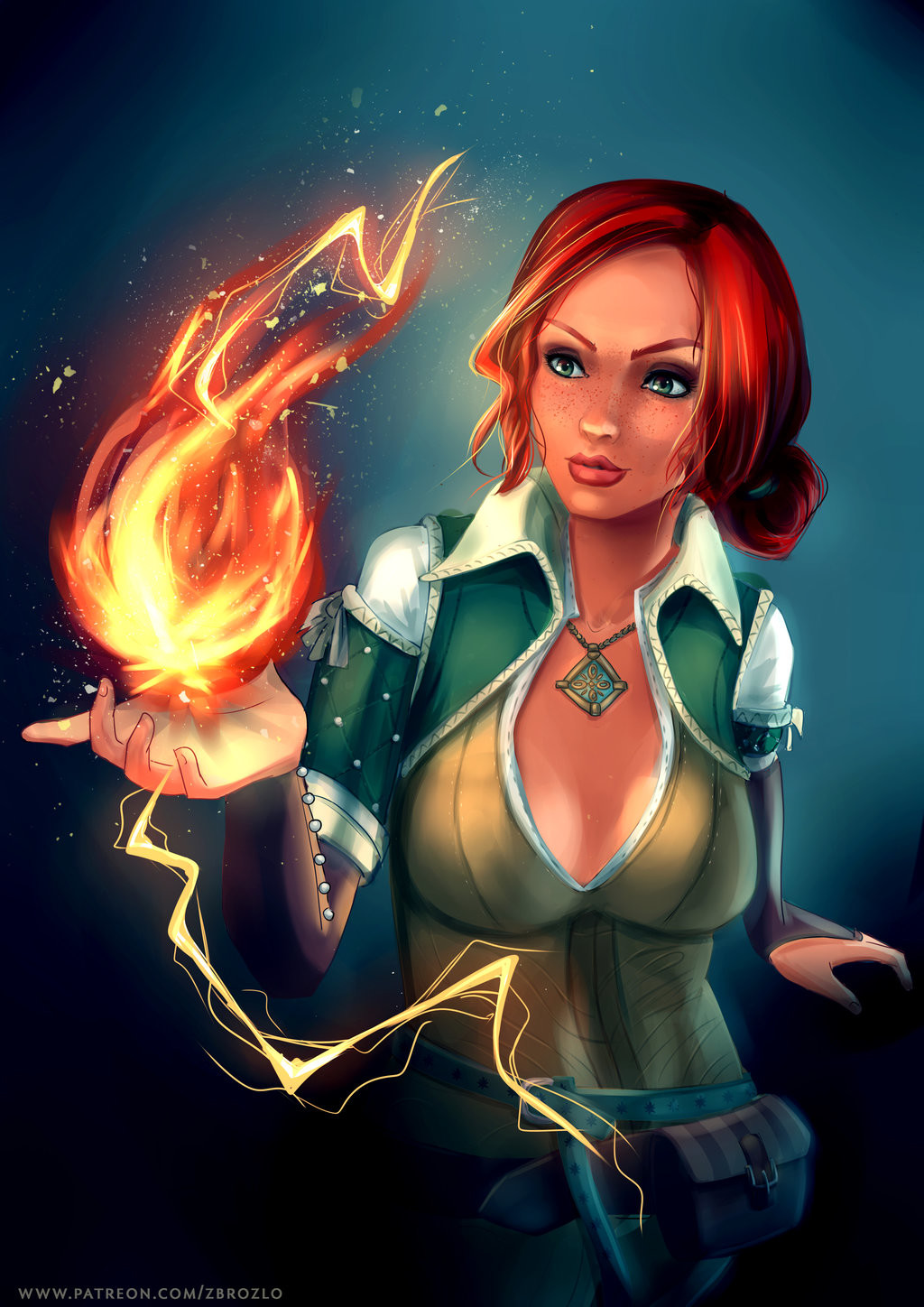 ArtStation - Triss Witcher 3 Mod