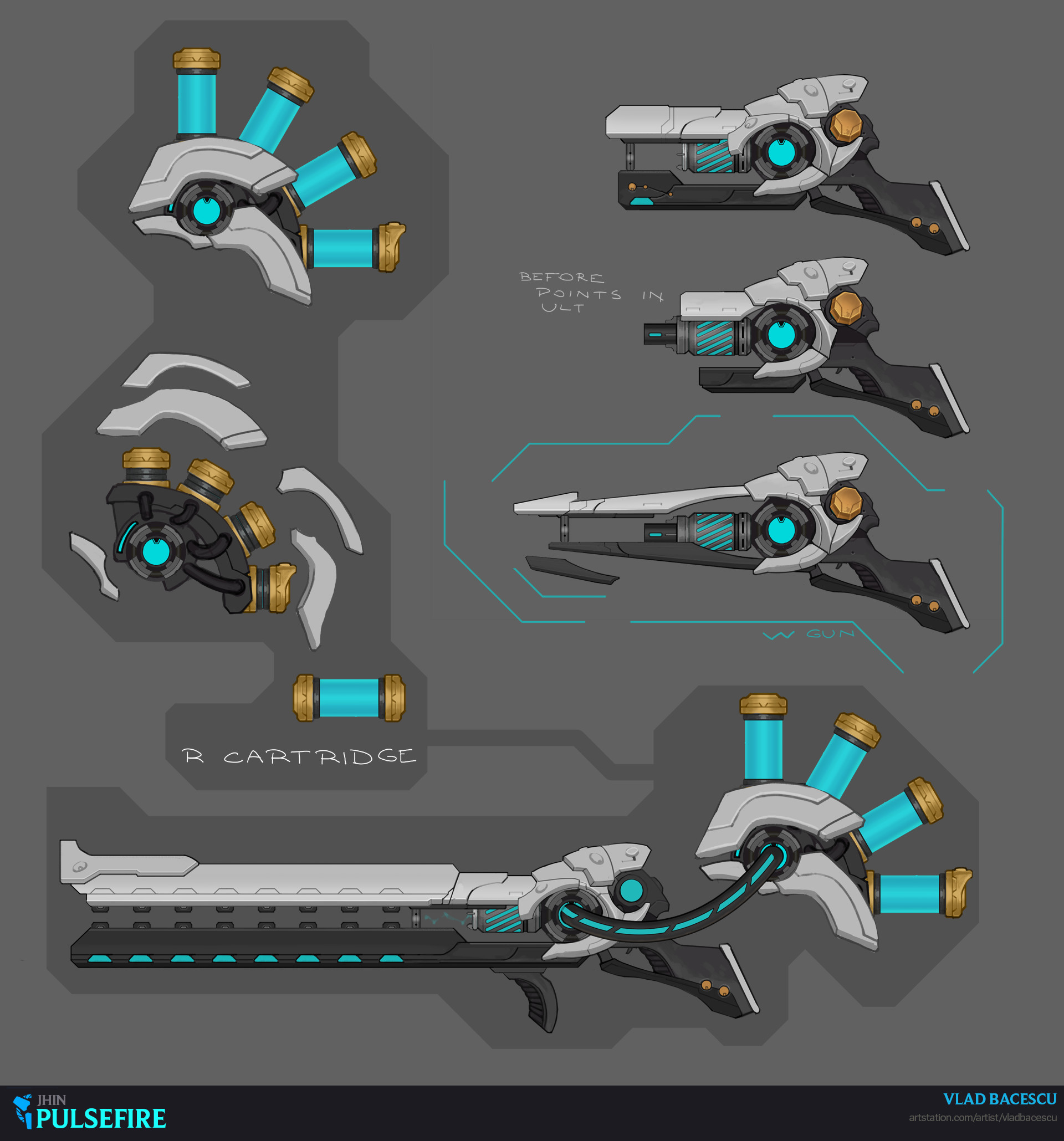 Artstation Pulsefire Jhin Vlad Bacescu