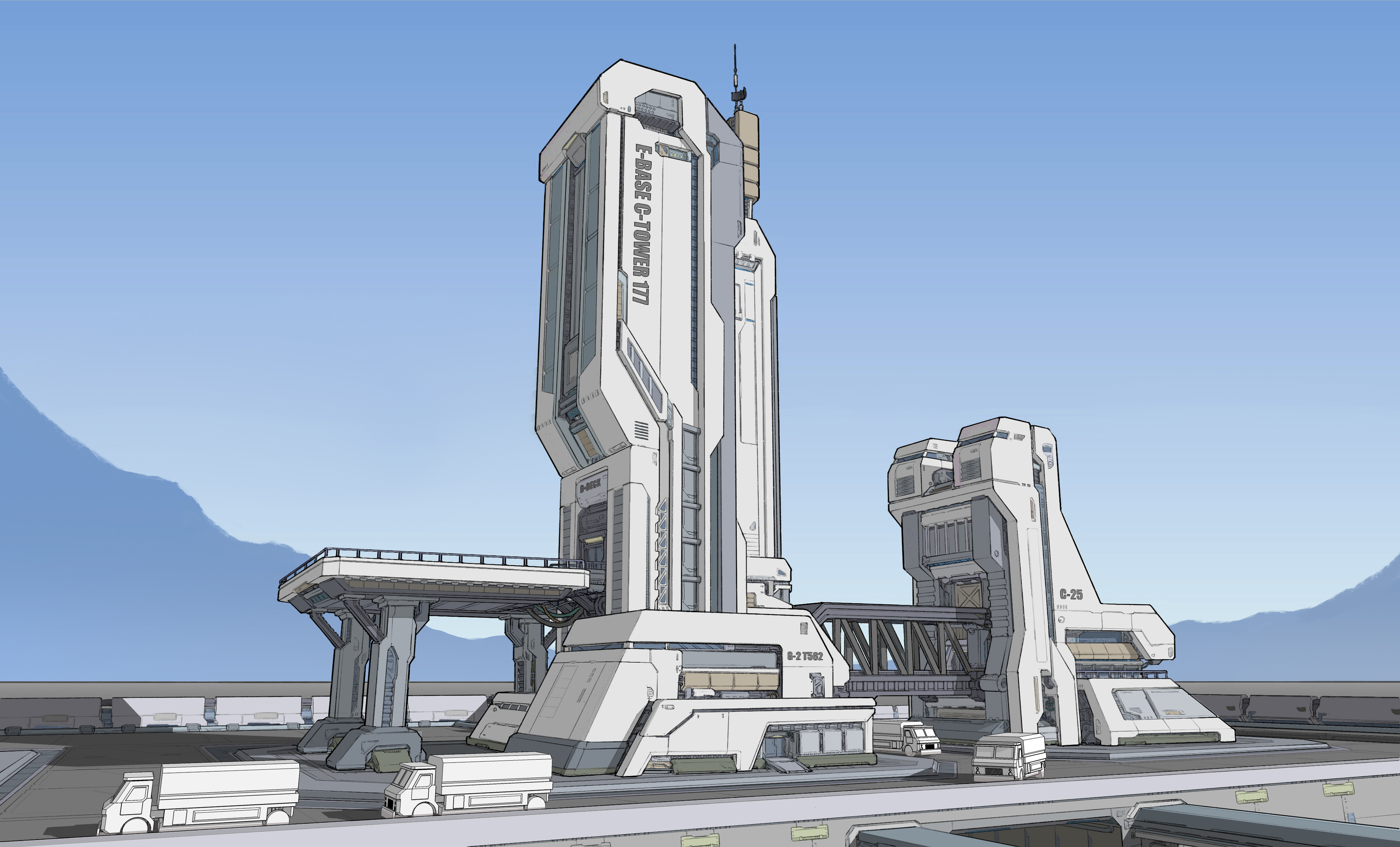 Base command. Звездолет Космопорт башни. Научно фантастические здания/. Здание космический корабль. Архитектура космический корабль.