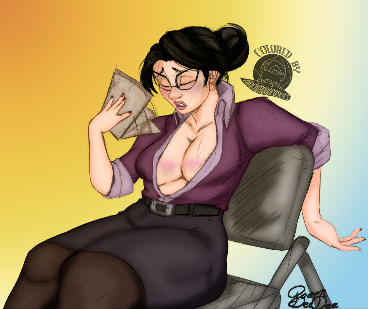Miss Pauling Is Hot Team Fortress 2 Speed Paint.