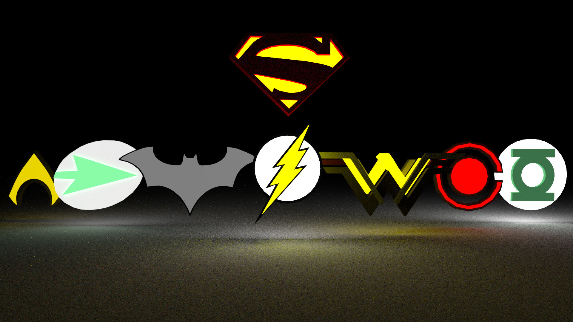 Justice League Hero Logos