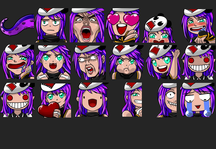 Artstation Original Emotes Feoryn Celeste