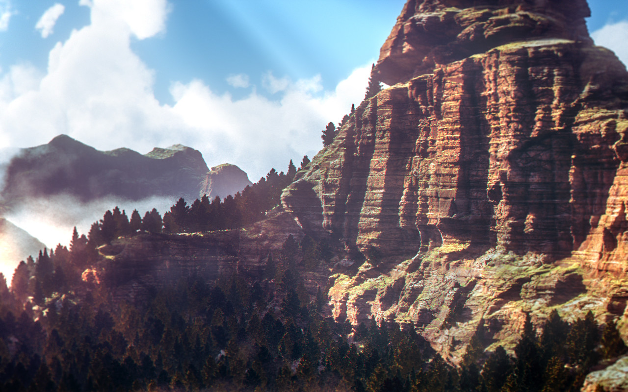 Marton Antal Forest And Mountain Cliffs