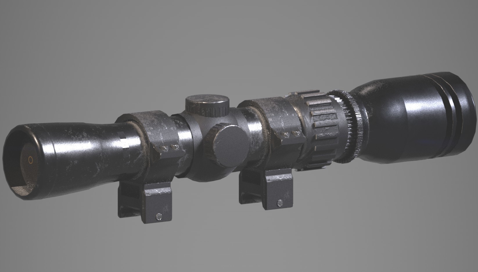 ArtStation - Dust And Scratched Sniper Scope