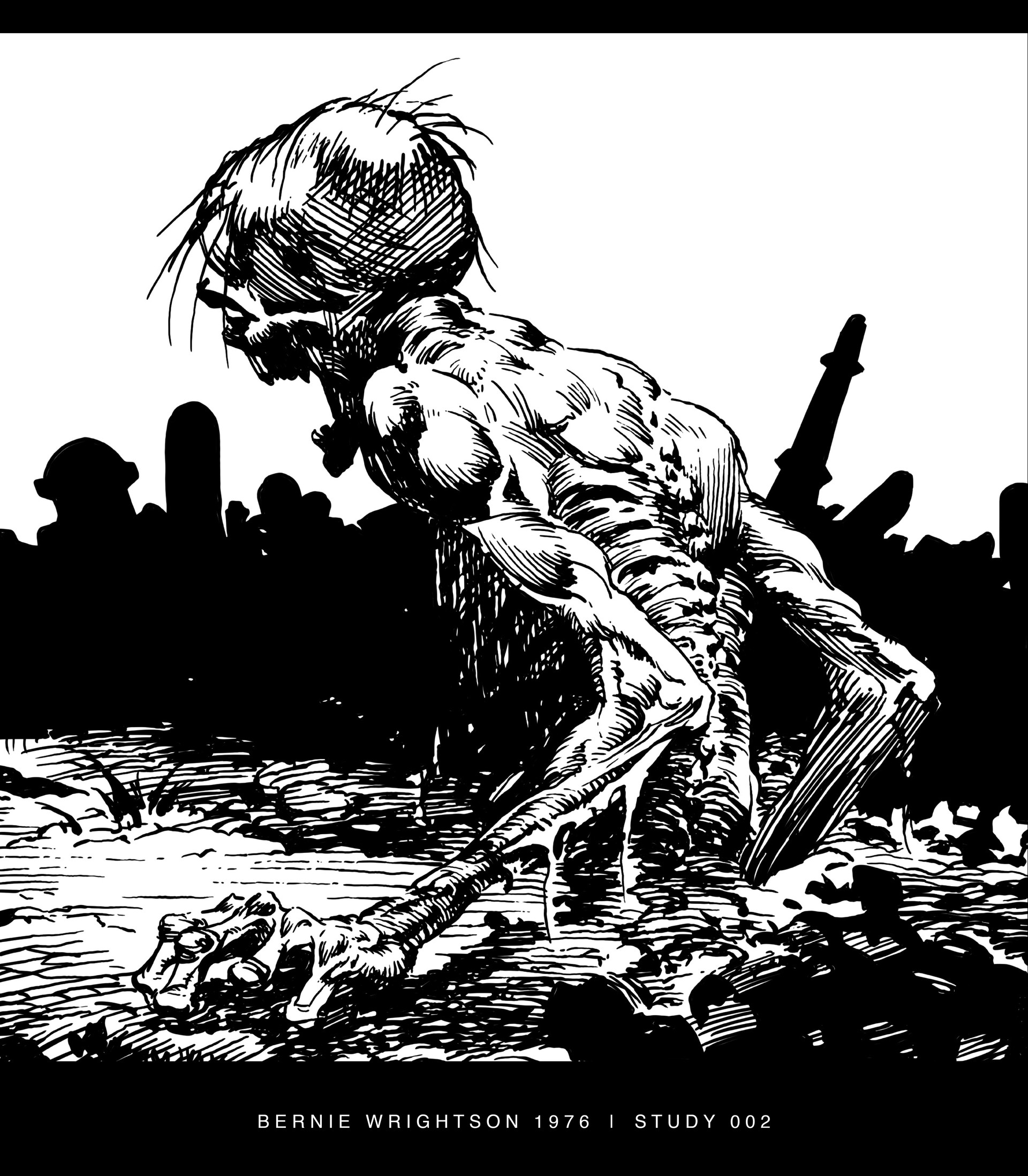 ArtStation - Bernie Wrightson - Studies