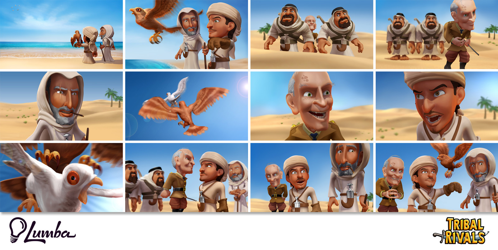 Tribal Rivals: Comic Panels: Part 02