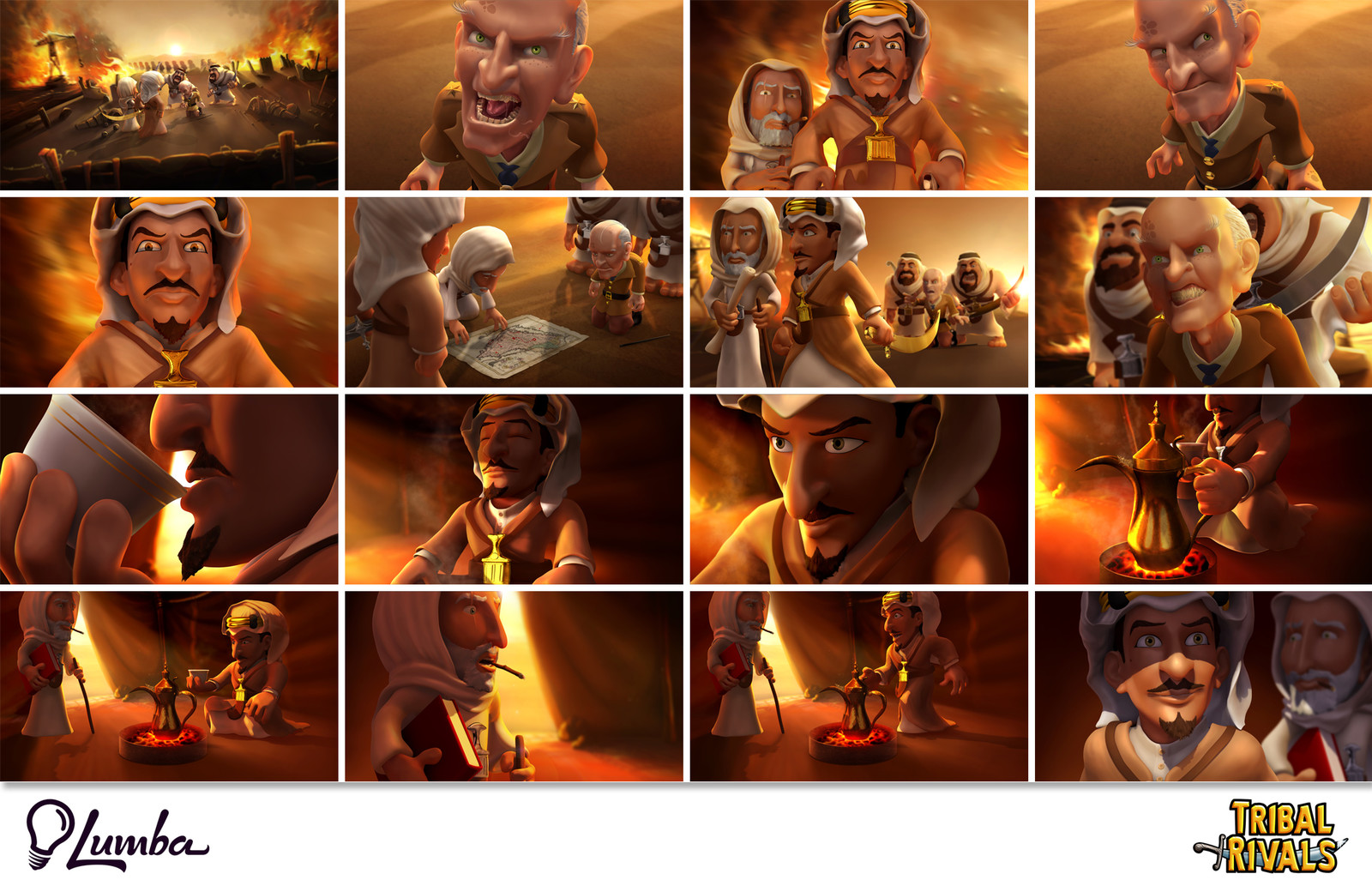 Tribal Rivals: Comic Panels: Part 03