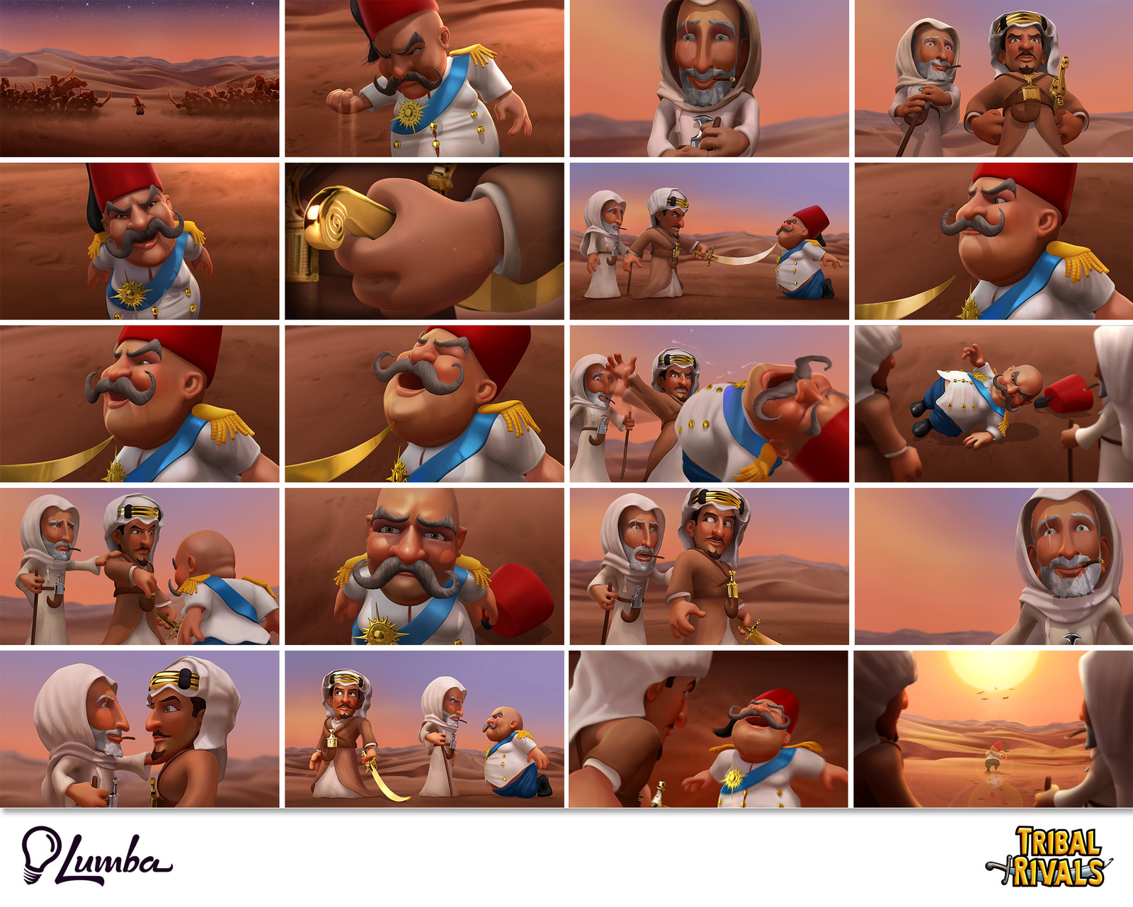 Tribal Rivals: Comic Panels: Part 04