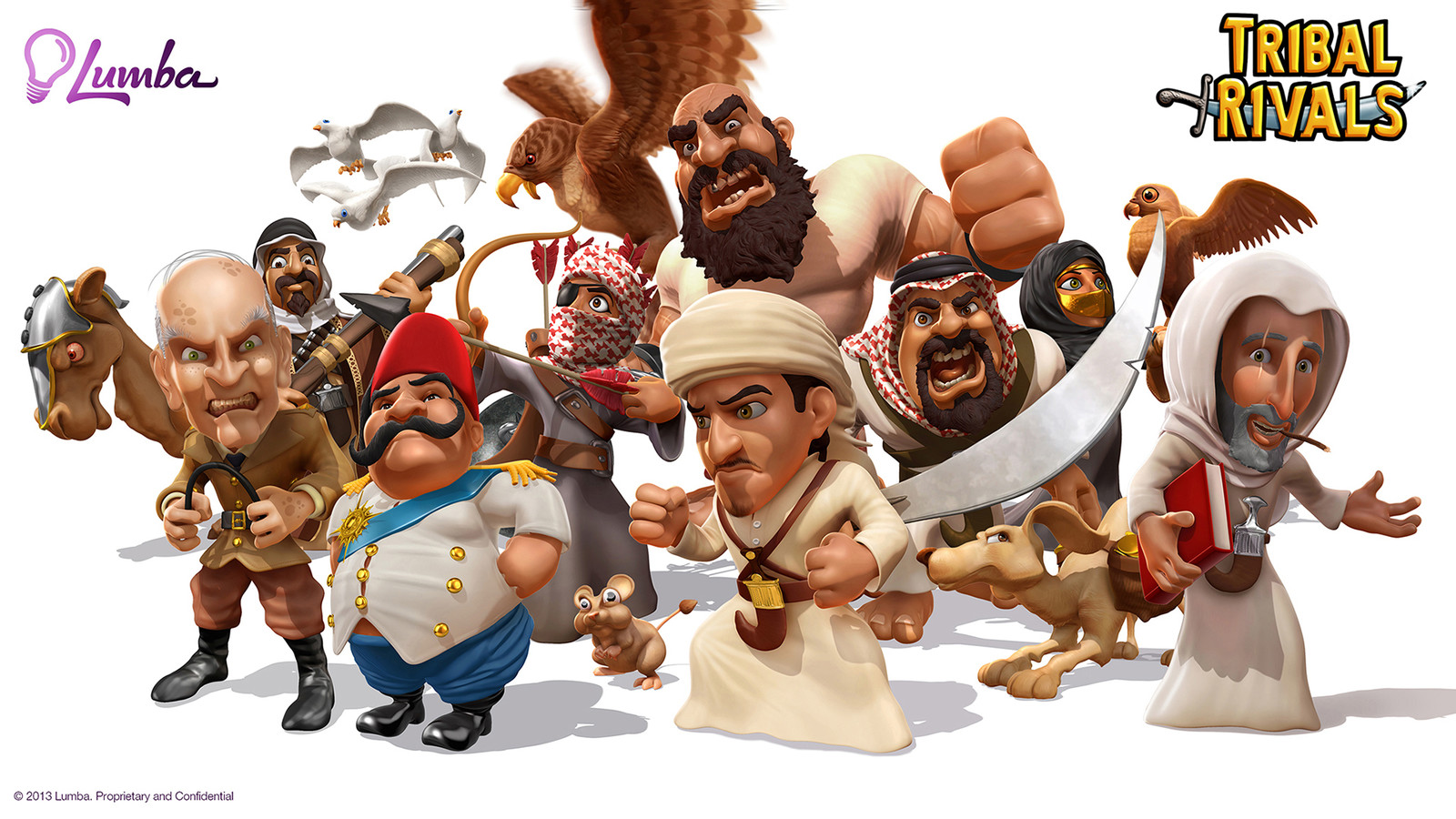 Tribal Rivals Characters