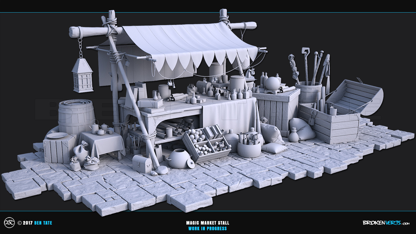 Ben Tate Magic Market Stall WIP