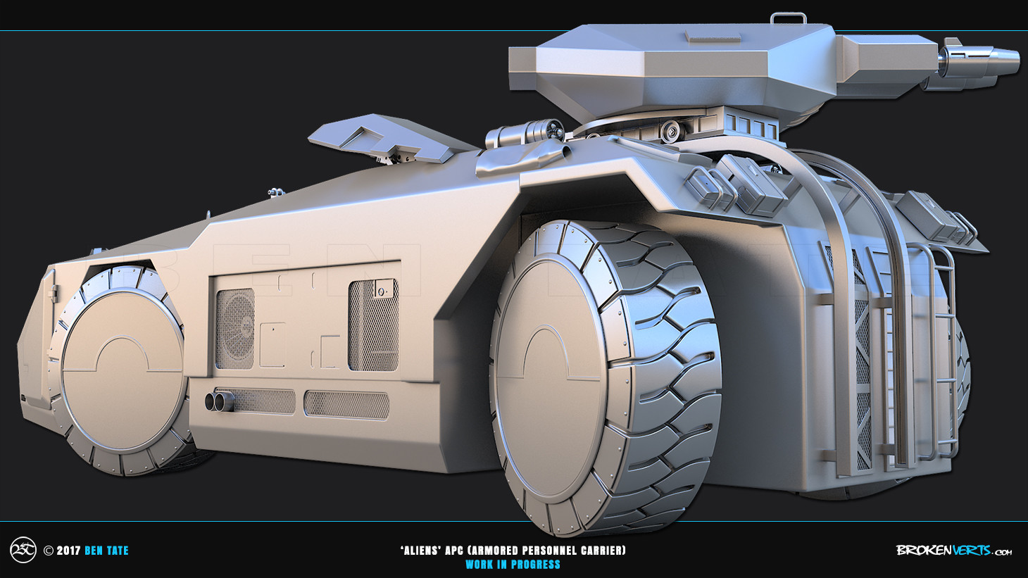 Artstation Aliens Apc Wip Ben Tate
