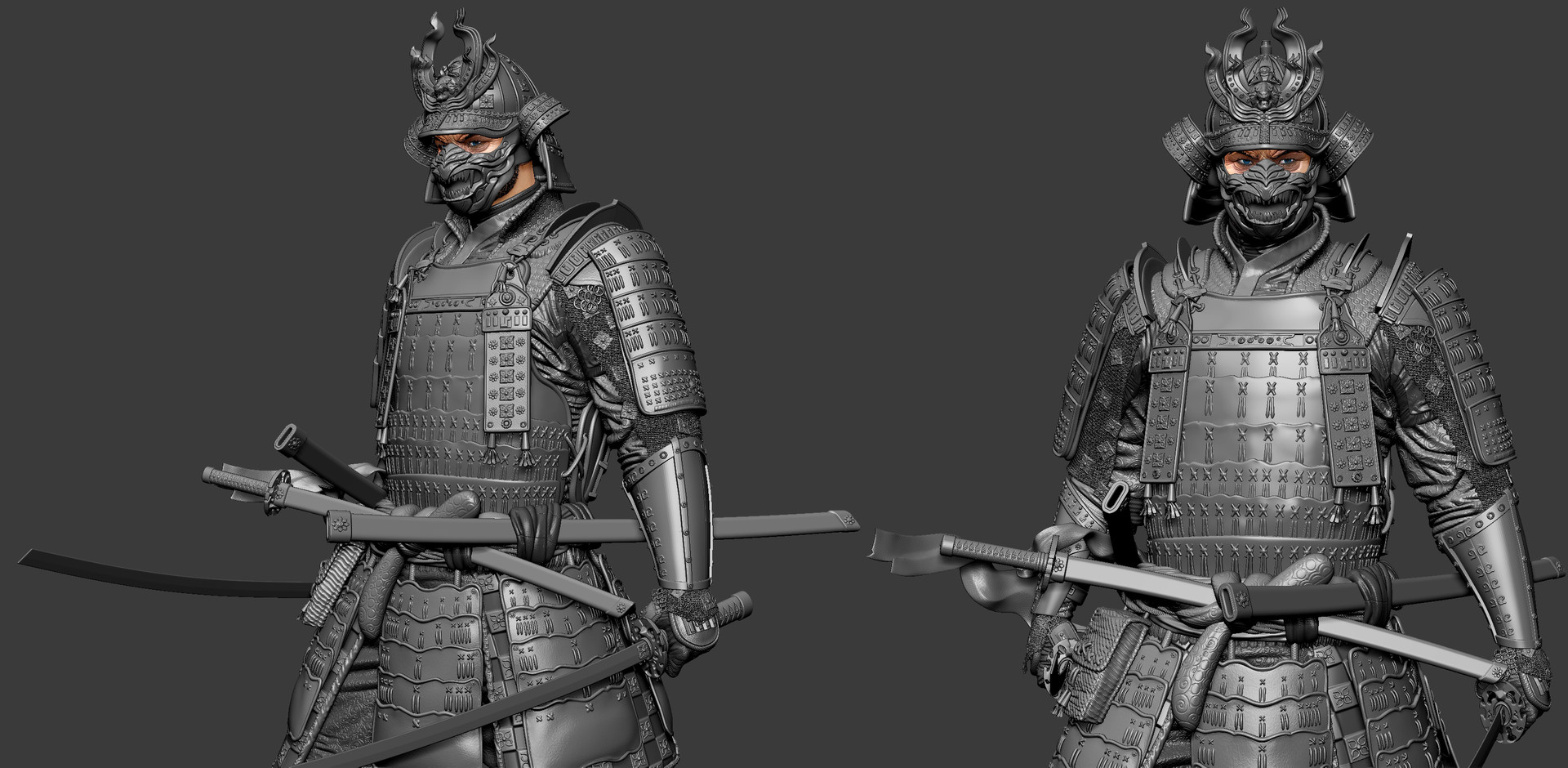 Artstation The Samurai Sougato Majumder