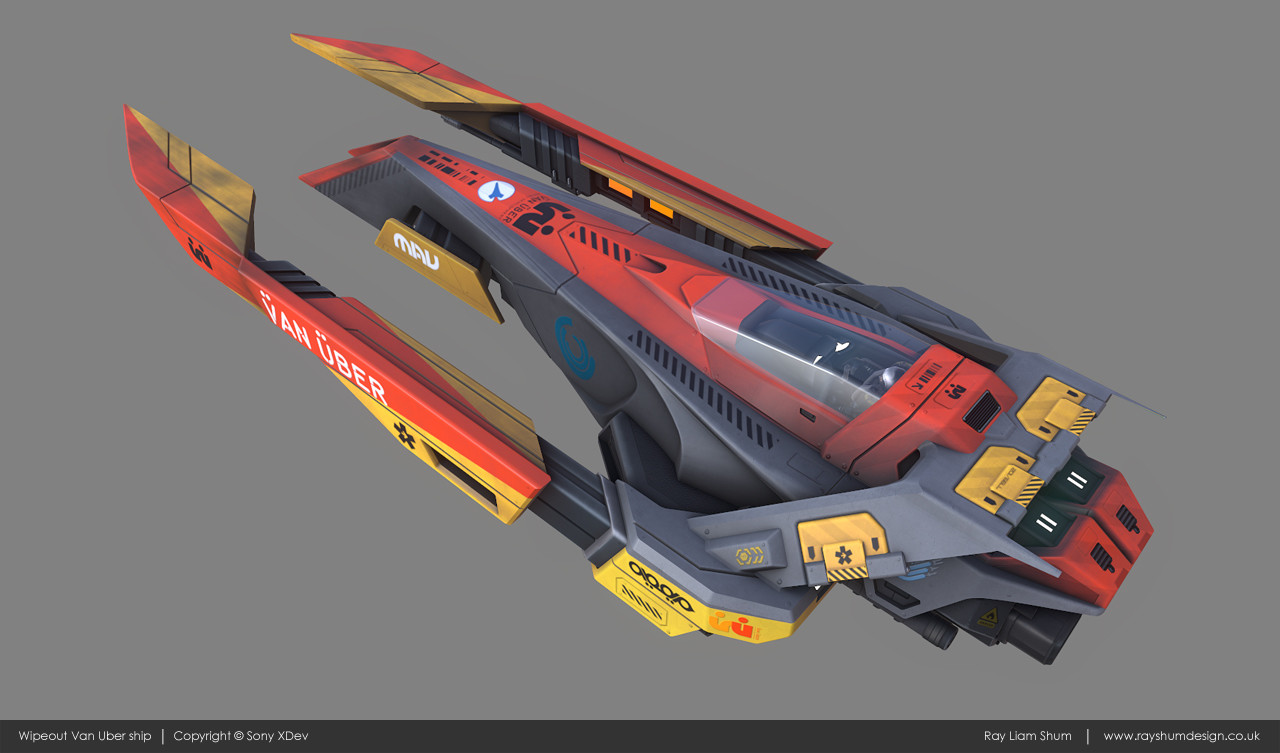 wipeout omega collection van uber
