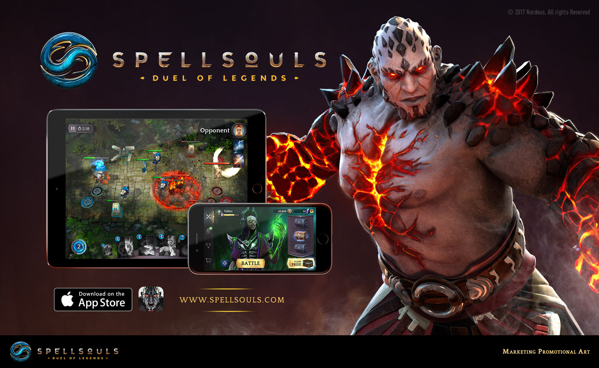 Nordeus Games Spellsouls Marketing Art