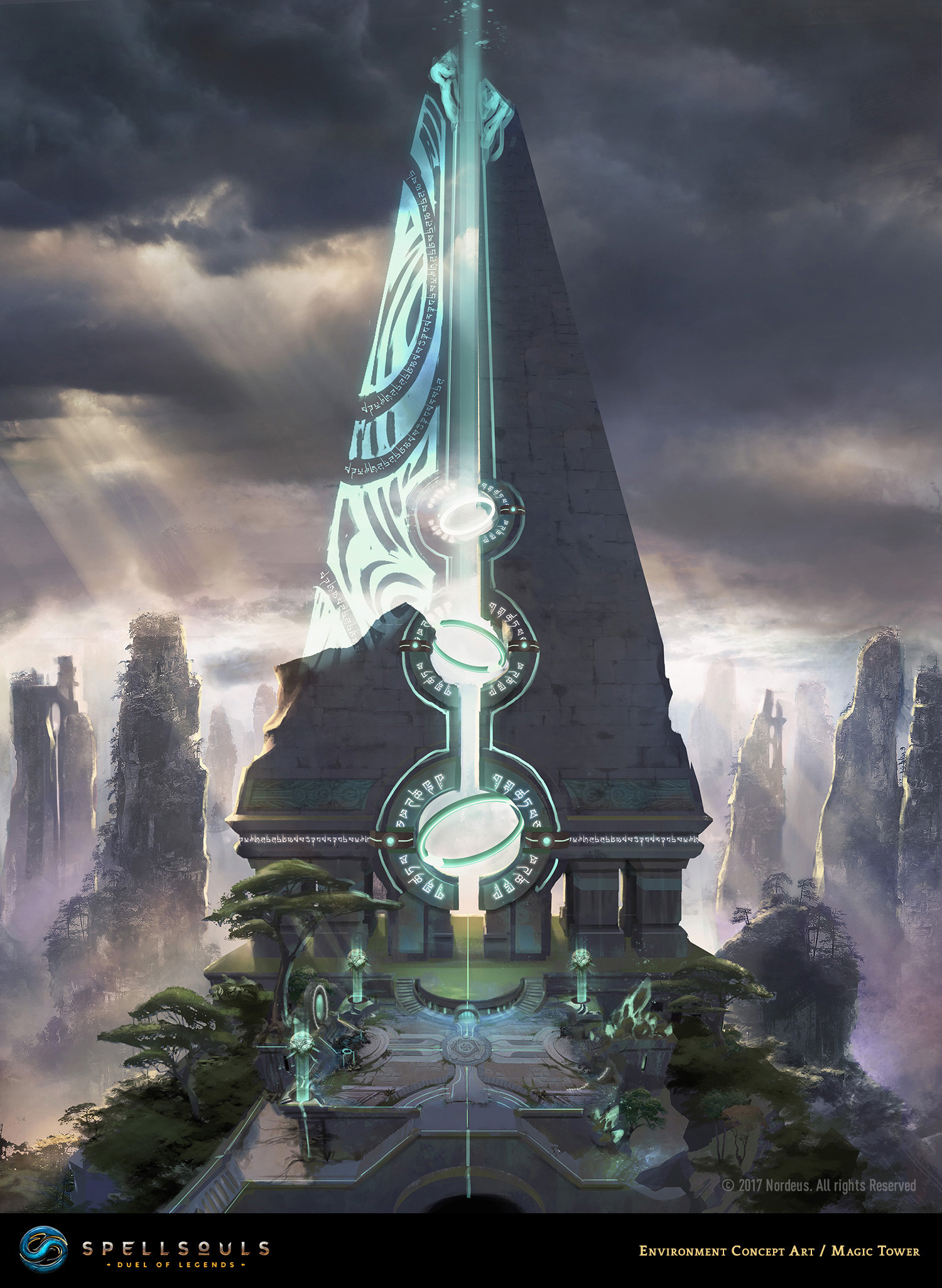 Spellsouls - Environment Concept Art - Magic Tower.