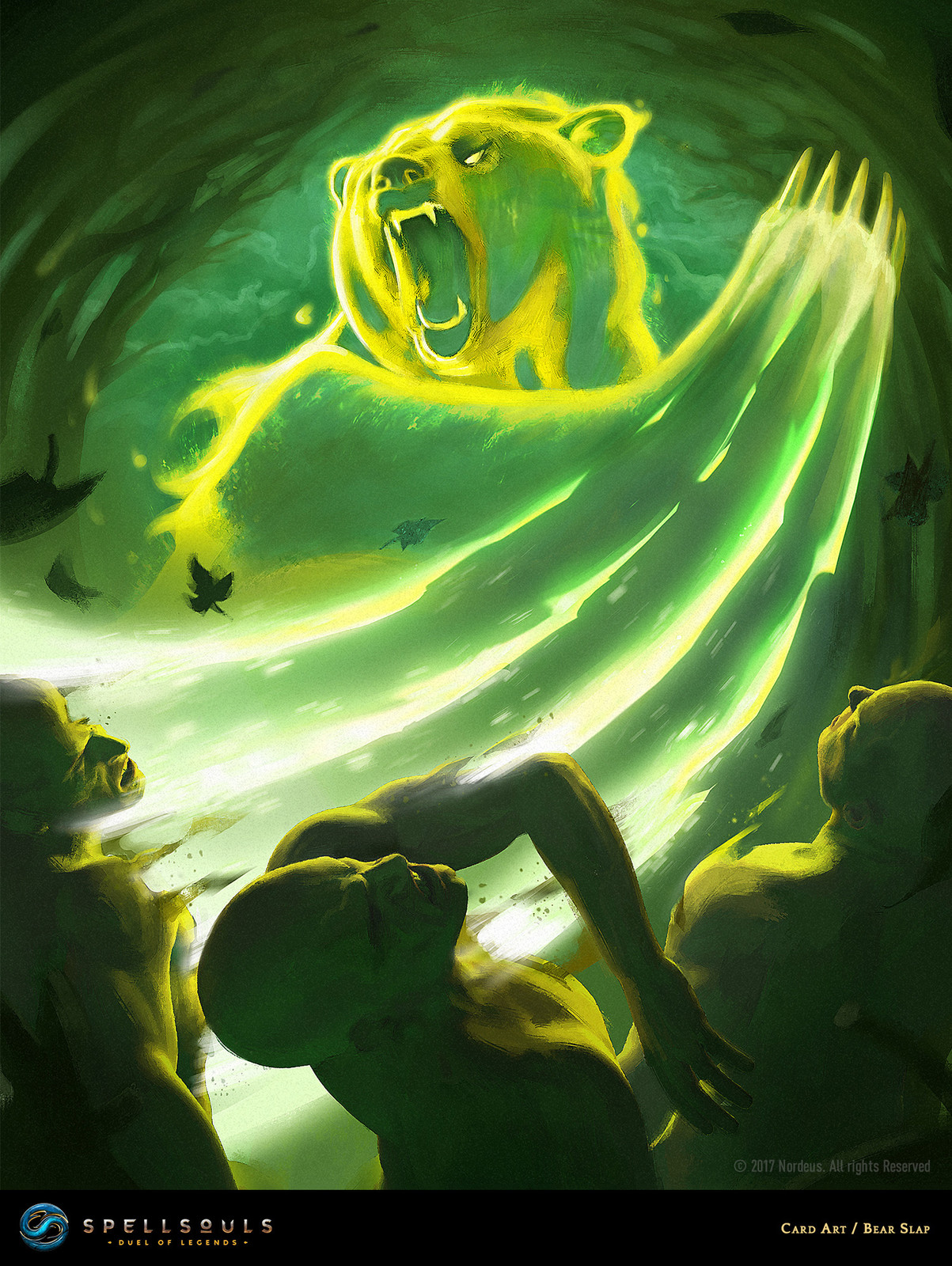 Nordeus Games Spellsouls Card Art Bear Slap