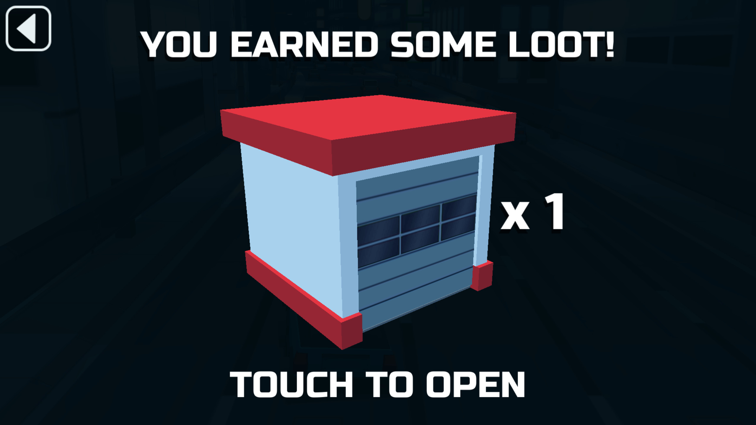 Garage (lootbox) screen