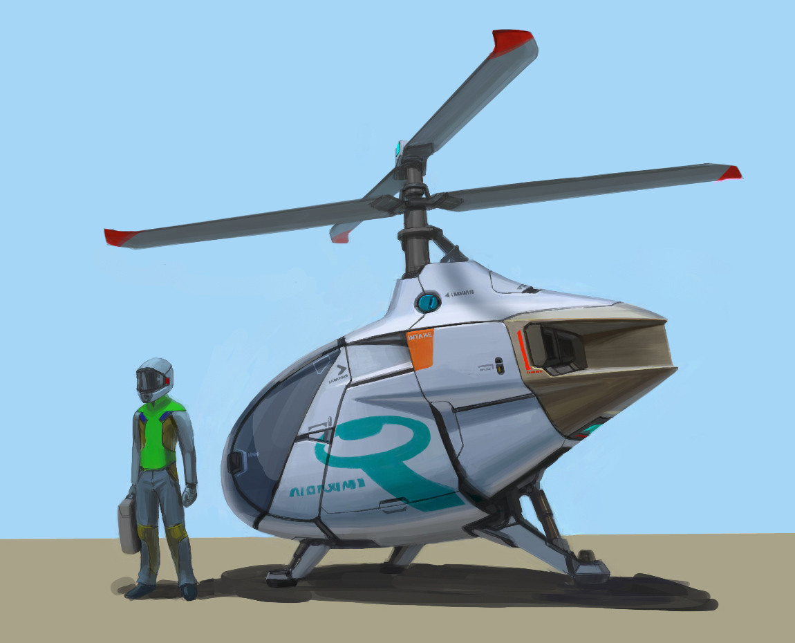 mini petrol helicopter