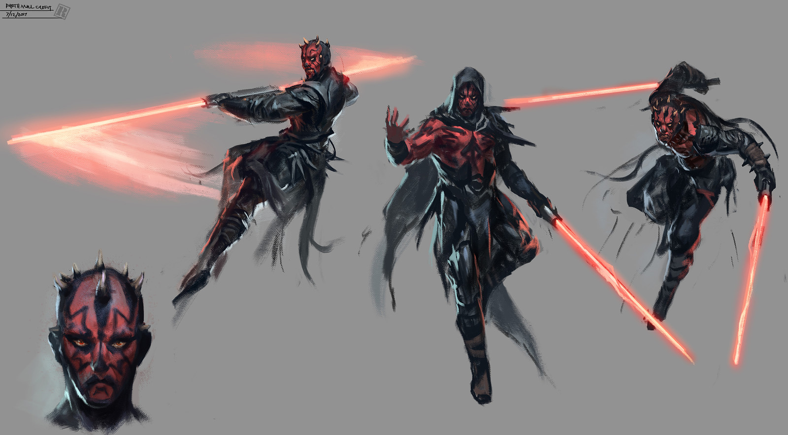 Artstation Darth Maul Rough Sketches Raph Herrera Lomotan #dnd art #dnd character #dnd #dungeons and dragons character #dungeons and dragons she's a witch, and the blue pet on her hand is a fey dragon named delio. darth maul rough sketches raph herrera