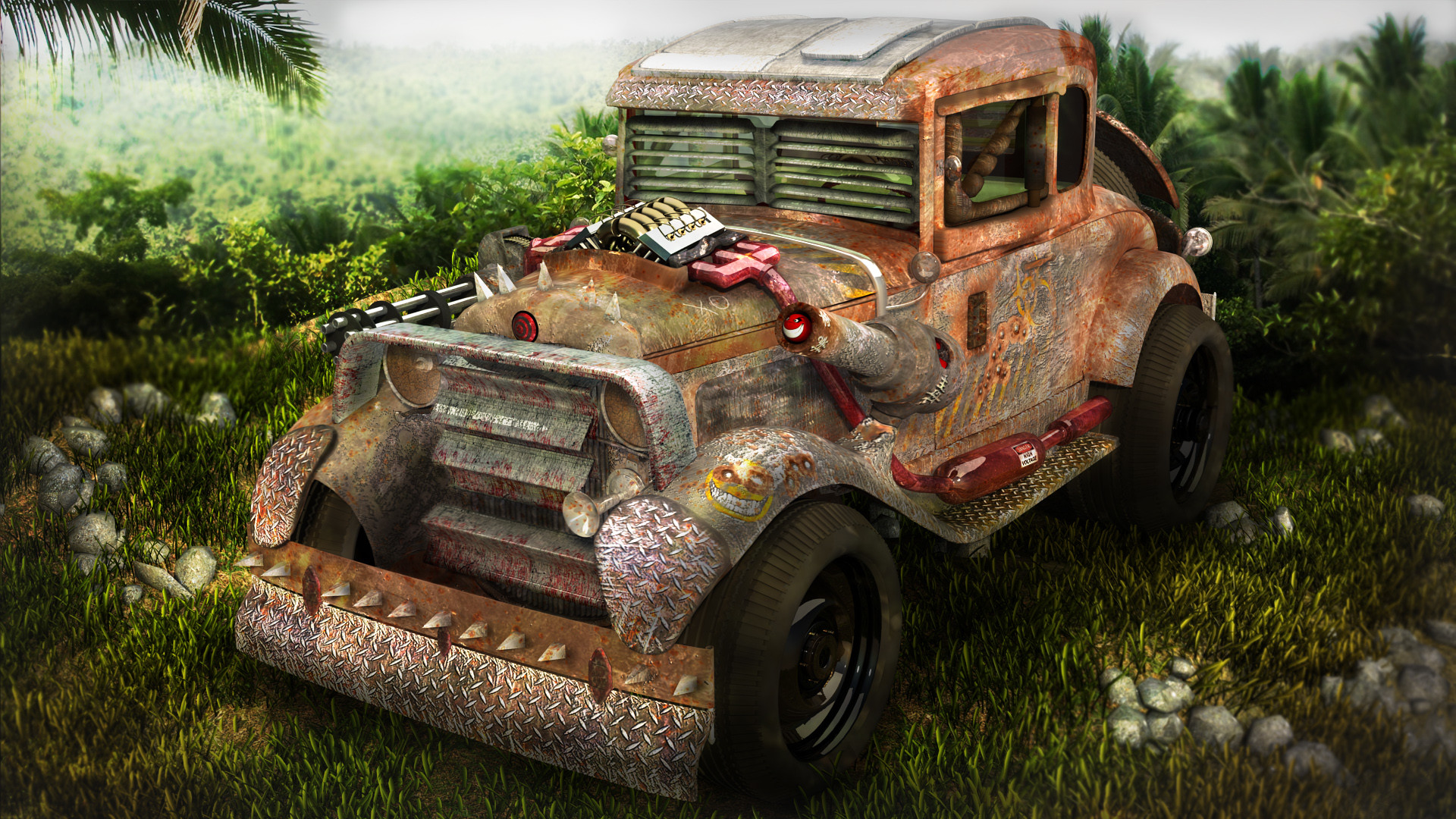 ArtStation - 3D Old Ford Re-Design Concept
