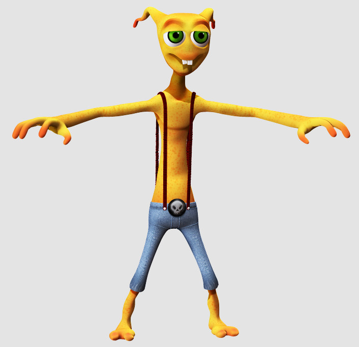 Zrashad Hassan Running Mobile Game 3d Monster Characters Design