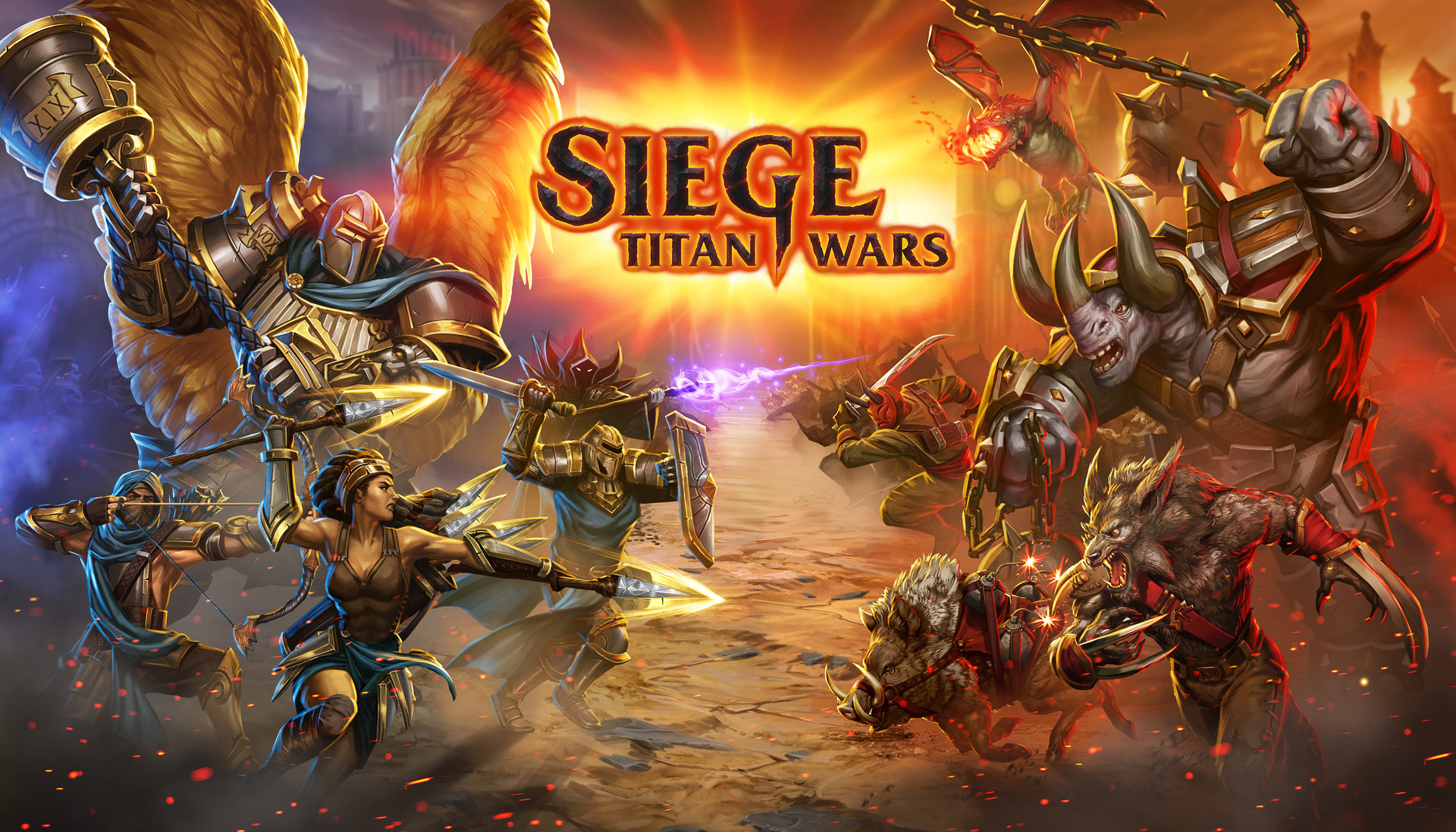 Tokkun Studio - Siege Titan Wars / Characters illustrations - Cards ...