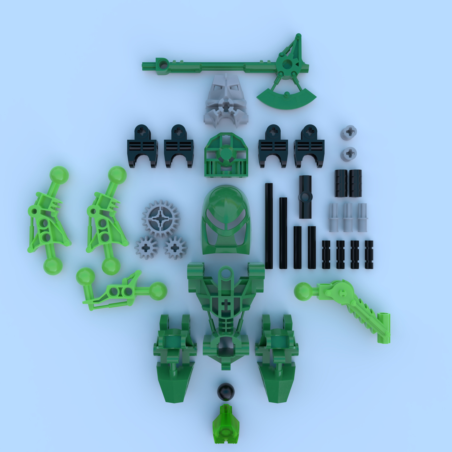 Damian Czarnojan Lego Bionicle Lewa 2001 version