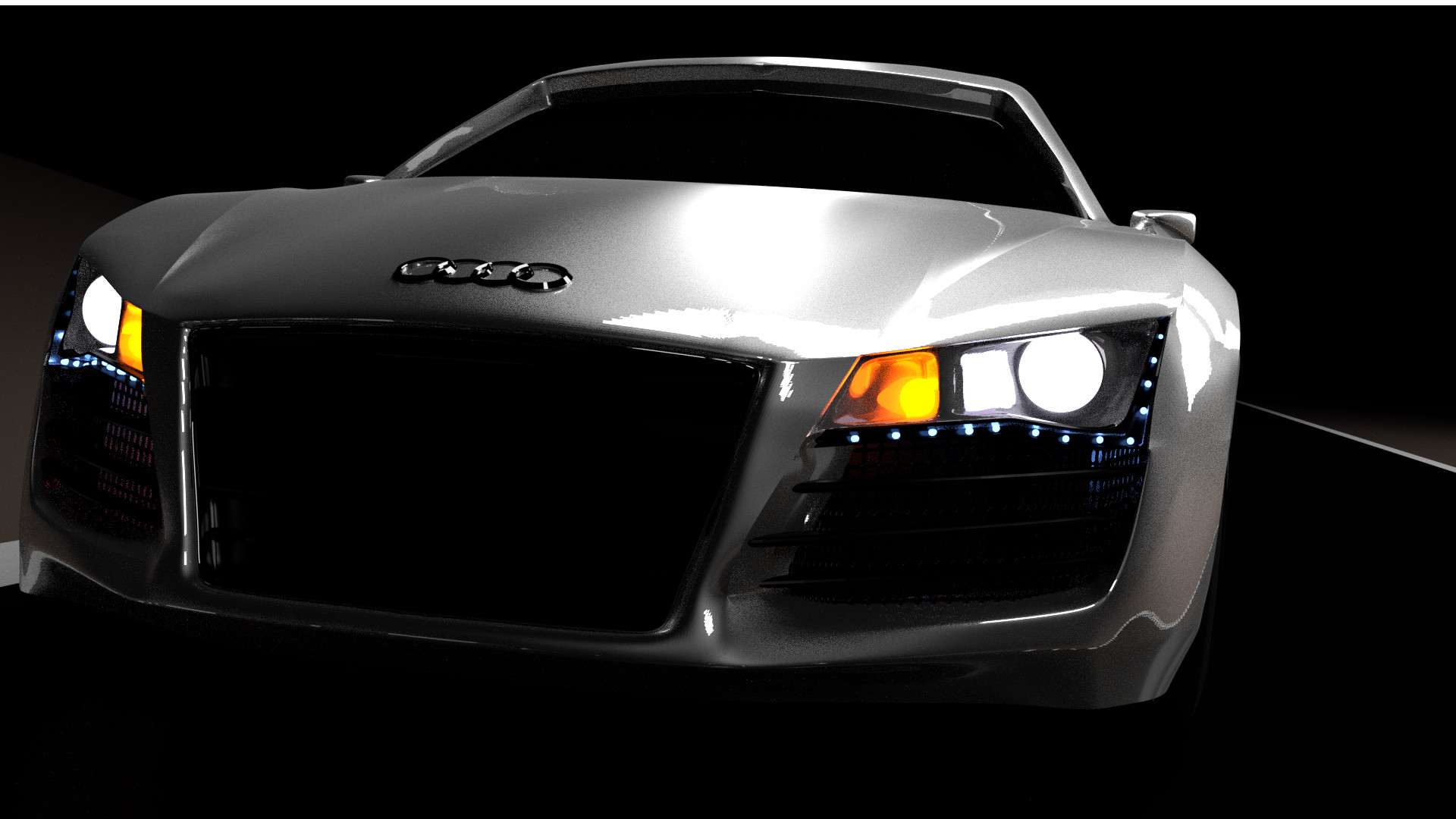Artstation Audi R8 3d Modeling Ferdinand Lange