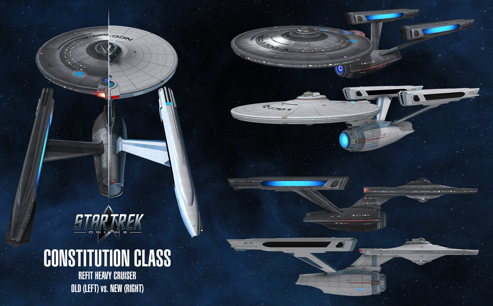 Before and after comparison of the original STO model and the new one.